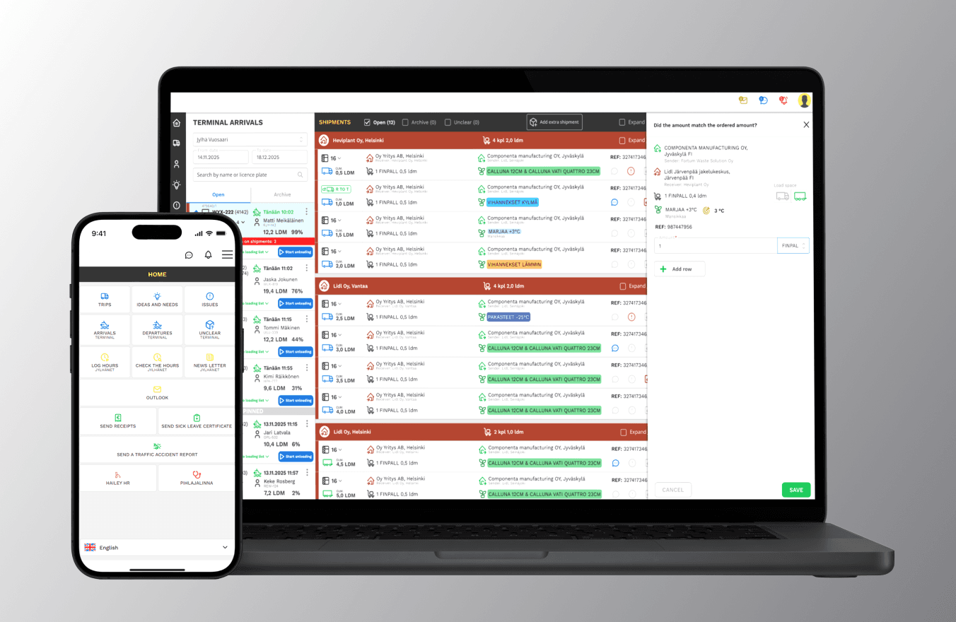 Helping a European logistics operator automate dispatch across a 225+ truck fleet