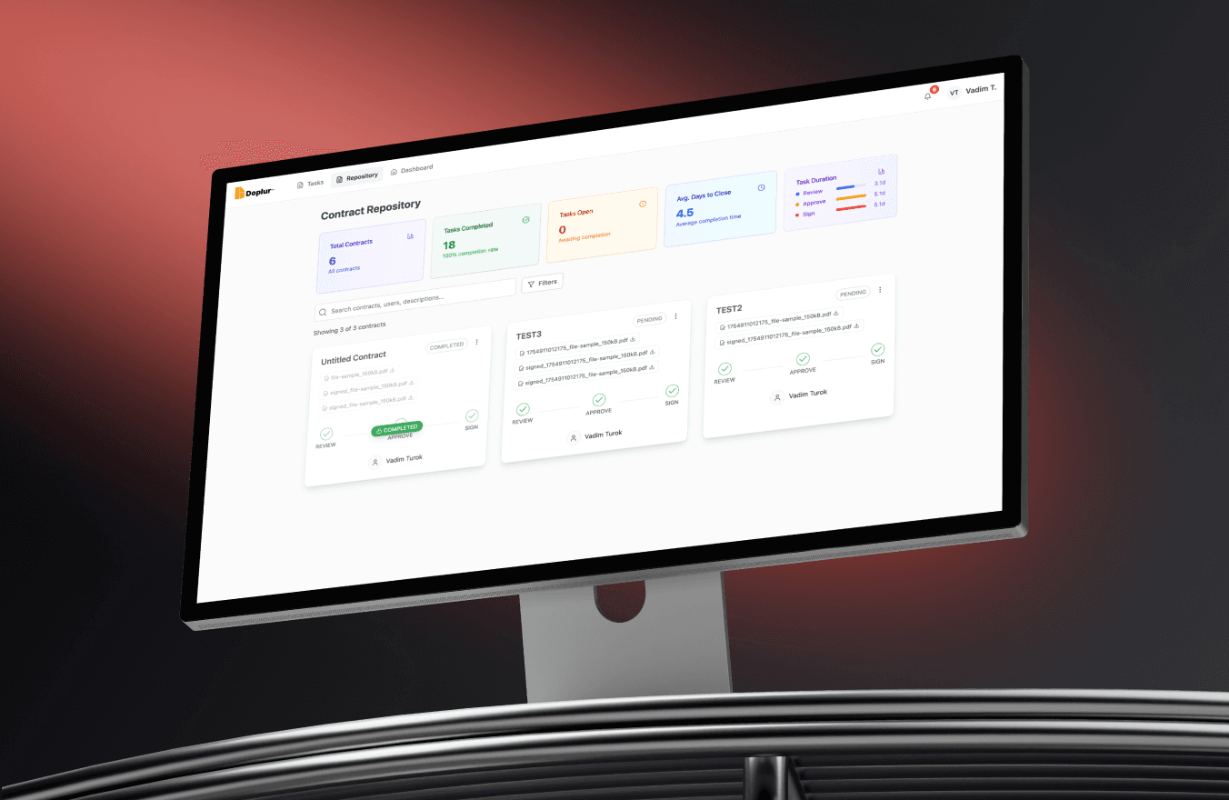 AI-guided contract workflow platform